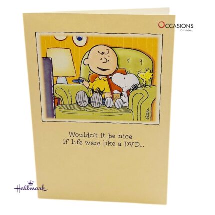 Snoopy Cartoon Sympathy Greeting Card  Snoopy Sympathy Greeting Card For Friends & Family Cartoon Hallmark Sympathy Greeting Card Same Day Greeting Cards Delivery in Amman This cheerful Hallmark card brings comfort with a fun Peanuts design and the uplifting message “Hang In There!” A light way to support someone during tough times. Order greeting cards online in Amman Jordan from the best gift shop in Amman. We offer same day delivery and fast greeting cards delivery, with the best Hallmark greeting cards in the world.