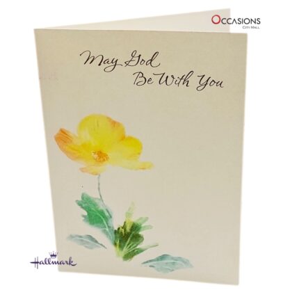 "God Be With You" Sympathy Greeting Card   Sympathy Greeting Card For Friends & Family Beautiful Hallmark Sympathy Greeting Card Same Day Greeting Cards Delivery in Amman This beautiful Hallmark Sympathy card brings peace and comfort during tough times. Featuring a soft floral design and heartfelt message, it's a thoughtful way to show you care. Order greeting cards online in Amman Jordan with same day delivery from the best gift shop in Amman. We offer greeting cards delivery across Jordan—order online today.