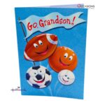 Grandson Sports Birthday Greeting Card Sports Balls Hallmark Grandson Birthday Greeting Card Order Online with Same Day Delivery in Amman Make his birthday a winning one with this Hallmark Grandson Birthday Greeting Card featuring smiling sports balls and a fun message inside! A perfect choice from the best gift shop in Amman to make your grandson smile. Order online today for greeting cards delivery with same day delivery in Amman, Jordan.