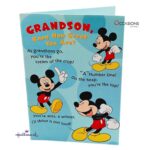 Mickey Mouse Grandson Birthday Card Disney Hallmark Grandson Birthday Greeting Card Order Online with Same Day Delivery in Amman This Hallmark Grandson Birthday card with Mickey Mouse brings fun and cheer for your little star! It’s full of playful rhymes and joyful wishes. A perfect pick for young Disney fans. Order online today from the best gift shop in Amman with greeting cards delivery and same day delivery in Amman, Jordan.
