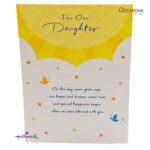 Sun & Butterflies Daughter Birthday Card Sunshine Hallmark Birthday Greeting Card For Daughter Order Online with Same Day Delivery in Amman This Hallmark birthday card for daughters brings warmth and joy with its bright yellow design and sweet message. A beautiful way to say how much she's loved. Order online with greeting cards delivery and enjoy same day delivery from the best gift shop in Amman. Ideal for a memorable daughter’s birthday.