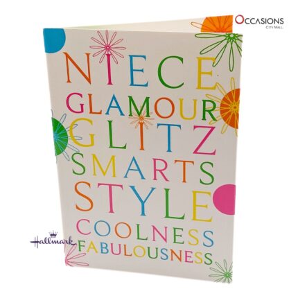 Colorful Niece's Birthday Greeting Card Bright Wishes Hallmark Niece's Birthday Greeting Card Order Online with Same Day Delivery in Amman Celebrate your stylish and fabulous niece with this colorful Hallmark birthday card! Bright, cheerful, and full of love, it's the perfect way to make her feel extra special on her big day. Shop at the best gift shop in Amman, Jordan, and enjoy greeting cards delivery right to your home with same day delivery service.