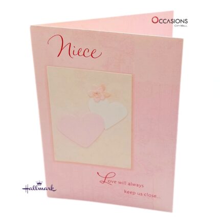Sweet Hearts Niece's Birthday Greeting Card Soft Pink Birthday Greeting Card For Niece  Hallmark Niece's Birthday Greeting Card Order Online with Same Day Delivery in Amman Make your niece’s birthday unforgettable with this beautiful Hallmark card. Designed with sweet hearts and soft pink tones, it perfectly expresses love and warmth. Order online from the best gift shop in Amman and enjoy same day delivery. Surprise your loved ones easily—order greeting cards online in Amman Jordan today and brighten their special moments!