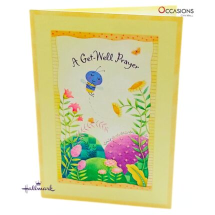 A Get Well Soon Prayer Greeting Card Caring & Loving Hallmark Get Well Soon Greeting Card Order Online with Same Day Delivery in Amman Send your warm wishes with this lovely Hallmark Get Well Soon greeting card, designed to lift spirits with a caring prayer and cheerful design. Perfect to order online with same day delivery from the best gift shop in Amman. Shop now at our gift shop, specialized in gifts and flowers, and enjoy fast greeting cards delivery. Trust the world’s best Hallmark greeting cards to send love and healing today!