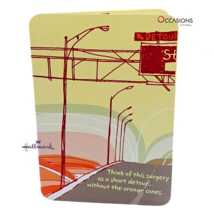 Street Lights Get Well Soon Greeting Card Street Lights Themed Hallmark Get Well Soon Greeting Card Order Online with Same Day Delivery in Amman Brighten someone's recovery journey with our Hallmark Get Well Soon greeting card. Designed with a cheerful road detour theme, it brings hope and encouragement with every word. Perfect for those needing a reminder that healing is just a short journey. Shop now at the best gift shop in Amman. Enjoy greeting cards delivery, same day delivery, and order greeting cards online in Amman Jordan with ease!