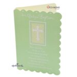 Wonderful Blessings Baby Baptism Card Pastel Green Hallmark Baptism Greeting Card Order Online with Same Day Delivery in Amman This peaceful green Hallmark Baptism card shares blessings, hope, and scripture (Genesis 21:22) for your little one’s big day. Celebrate a special baptism with heartfelt words and elegant design. Order online today from the best gift shop in Amman with same day greeting cards delivery across Jordan. Order greeting cards online in Amman Jordan from Occasions City Mall – your go-to destination for faith-filled cards and gifts.