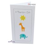 Animal Themed Baby Baptism Card Heartfelt Prayer Hallmark Baptism Greeting Card Order Online with Same Day Delivery in Amman Celebrate a baby’s baptism with this adorable Hallmark card featuring fun animals and a heartfelt prayer. A perfect gift to express your love and faith. Order online from the best gift shop in Amman with same day delivery and greeting cards delivery across Jordan. Order greeting cards online in Amman Jordan from Occasions City Mall – your trusted store for meaningful baby gift cards.