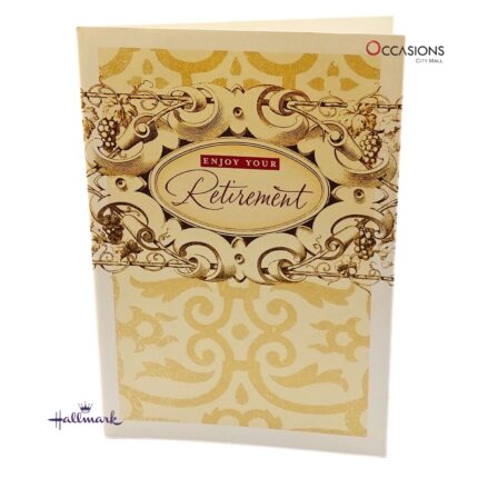 Thoughtful Retirement Greeting Card Elegant Hallmark Retirement Greeting Card Order Online with Same Day Delivery in Amman Send warm wishes with this elegant Hallmark retirement greeting card, perfect for celebrating a new chapter in life. Featuring a luxurious gold design and heartfelt message inside, it's ideal for expressing your appreciation. Order greeting cards online in Amman Jordan from the best gift shop in Amman. Enjoy greeting cards delivery with same day delivery available when you order online today!