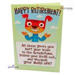 Bold & Funny Retirement Greeting Card Humorous Hallmark Retirement Greeting Card Order Online with Same Day Delivery in Amman This hilarious Hallmark retirement greeting card is perfect for someone who worked hard and deserves a fun farewell. With colorful artwork and cheeky text inside, it’s a lighthearted way to say congratulations. Order greeting cards online in Amman Jordan from the best gift shop in Amman. Enjoy greeting cards delivery with same day delivery when you order online today!