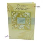 Inspirational Retirement Greeting Card Beautiful Hallmark Retirement Greeting Card Order Online with Same Day Delivery in Amman Honor a lifetime of dedication with this beautiful Hallmark retirement greeting card, featuring a golden leafy design and motivational words. A perfect choice to recognize years of success and perseverance. Order greeting cards online in Amman Jordan from the best gift shop in Amman. Same day greeting cards delivery available when you order online today!