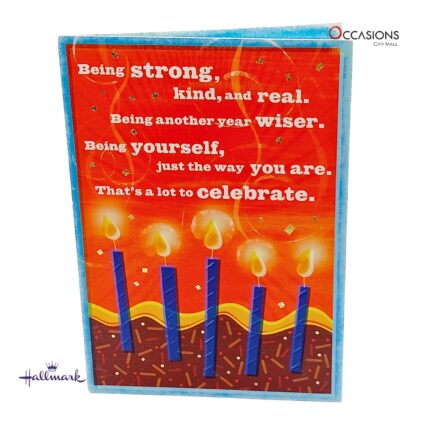 Sweet Nephew's Birthday Greeting Card Size Card: 17.6 x 12.2 cm  Hallmark Amazing Nephew's Birthday Greeting Card Order Online with Same Day Delivery in Amman Let your nephew know he’s celebrated for being strong, kind, and truly himself. This Hallmark birthday card is bright, fun, and full of warmth. Order online today from the best gift shop in Amman. We provide greeting cards delivery and same day delivery. Order greeting cards online in Amman Jordan and make his birthday extra sweet.