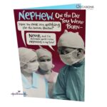 Humorous Nephew's Birthday Greeting Card Card Size: 20.4 x 14.1 cm  Doctor Themed Hallmark Nephew's Birthday Greeting Card Order Online with Same Day Delivery in Amman This hilarious Hallmark birthday card celebrates your nephew’s uniqueness from day one! With fun doctor-themed humor, it’s the perfect card to make him smile. Order online from the best gift shop in Amman. We offer greeting cards delivery and same day delivery. Order greeting cards online in Amman Jordan and send laughter straight to his day.