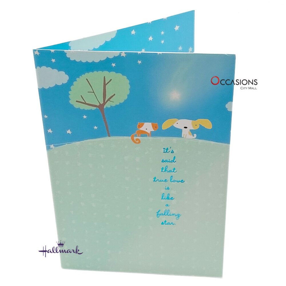 Sweet Engagement Greeting Card Card Size: 17.2 x 11.8 cm Heartfelt Hallmark Engagement Greeting Card Order greeting cards online in Amman Jordan This Hallmark engagement greeting card features a sweet design and touching words, perfect for celebrating a special couple. Order online from the best gift shop in Amman and enjoy same day delivery. Surprise your loved ones with the most meaningful Hallmark greeting cards. We offer greeting cards delivery anywhere in Jordan — order greeting cards online in Amman Jordan today!