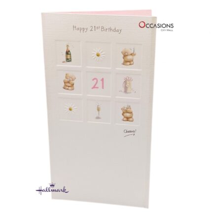 Special 21st Age Birthday Greeting Card Hallmark Age Birthday Greeting Card – 21st Birthday Greeting Cards Same Day Delivery in Amman Jordan Make their 21st birthday extra special with this adorable Hallmark card featuring cute teddy bears, champagne, and sweet designs. It’s the perfect way to say cheers on this milestone! Order online with same day delivery from the best gift shop in Amman. We offer greeting cards delivery across Jordan—fast, easy, and full of love. 