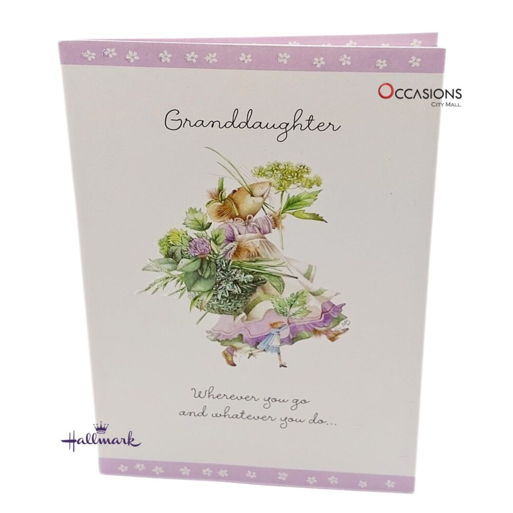 Perfect Granddaughter's Birthday Greeting Card Card Size: 17.6 x 12.2 cm Vera The Mouse Hallmark Granddaughter's Birthday Greeting Card Order greeting cards online in Amman Jordan This soft and charming Hallmark card is perfect for reminding your granddaughter that your love is with her no matter what. With a sweet illustrated design and warm message, it’s ideal for birthdays. Order greeting cards online in Amman Jordan with same day delivery from the best gift shop in Amman. Hallmark greeting cards are delivered fast and full of heart.