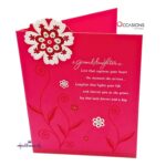 Glittery Flower Granddaughter Birthday Card Card Size: 19.2 x 14 cm Full Of Pride Hallmark Granddaughter Birthday Greeting Card Order greeting cards online in Amman Jordan This bold and beautiful Hallmark card expresses heartfelt pride and joy in watching your granddaughter grow. With a glowing floral design and sweet message, it's perfect for her special day. Order greeting cards online in Amman Jordan with same day delivery from the best gift shop in Amman. Choose Hallmark greeting cards for fast greeting cards delivery and meaningful celebrations.