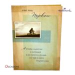 Nephew's Birthday Greeting Card Size Card: 20.4 x 14.1 cm  Heartfelt Hallmark Nephew's Birthday Greeting Card Order Online with Same Day Delivery in Amman This Hallmark birthday greeting card for your nephew is filled with warmth and encouragement. With a thoughtful message about dreams, success, and happiness, it's the perfect way to show your love. Order online from the best gift shop in Amman and enjoy greeting cards delivery with same day delivery in Jordan. Order greeting cards online in Amman Jordan and make his birthday truly memorable.