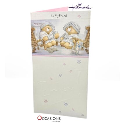 "For My Friend" Friendship Greeting Card Sweet Hallmark Friendship Greeting Card Same Day Greeting Cards Delivery in Amman Share sweet memories with your friend through this cute Hallmark Friends greeting card. Featuring adorable teddy bears and a lovely message, it's perfect for every friendship. Order online from the best gift shop in Amman and enjoy same day delivery. Our greeting cards delivery in Amman Jordan brings smiles faster. Trust Hallmark greeting cards for quality, love, and lasting memories.