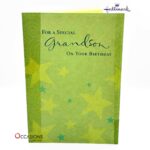 Stars Grandson Birthday Greeting Card Colorful Star Design Hallmark Grandson Birthday Greeting Card Order Online with Same Day Delivery in Amman Surprise your grandson with this charming Hallmark Birthday greeting card! Featuring a colorful star design and a heartfelt message, it's the perfect way to make his day extra special. Order online from the best gift shop in Amman, Jordan, and enjoy same day delivery with our fast greeting cards delivery service.