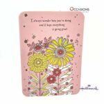 Colorful "Thinking Of You" Sympathy Card Colorful Hallmark Sympathy Greeting Card For Friends & Family Same Day Greeting Cards Delivery in Amman Brighten someone's day with this colorful Hallmark card, full of flowers and heartfelt words. Perfect for showing someone they’re in your thoughts. Order greeting cards online in Amman Jordan with same day delivery from the best gift shop in Amman. Enjoy fast greeting cards delivery with the trusted quality of Hallmark greeting cards.
