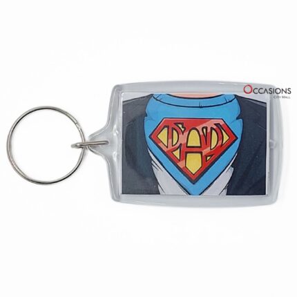 Superman Daddy Key Chain