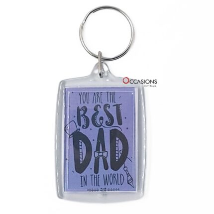 best Dad In The World Key Chain