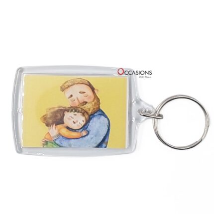 I Love You Dad Key Chain