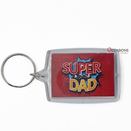 Super Mustache Dad Key Chain