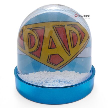 Super Man Dad Snow Globe