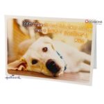 Sleepy Dog Father's Day Greeting Card