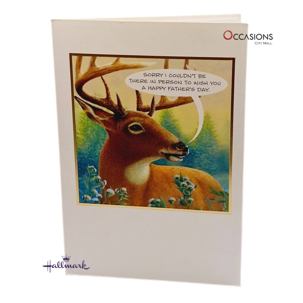 Oh Deer Happy Father's Day Greeting Card