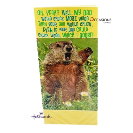 Groundhog - Father's Day Greeting Card