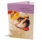 Cute Pug Father's Day Greeting Card