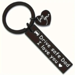 Drive Safe Dad Key Chain
