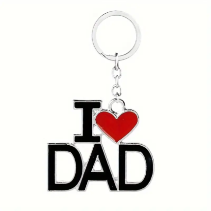 I Love Dad Key Chain
