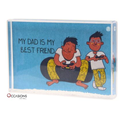 My Dad Is My Best Friend Frame (9.5×6 cm)