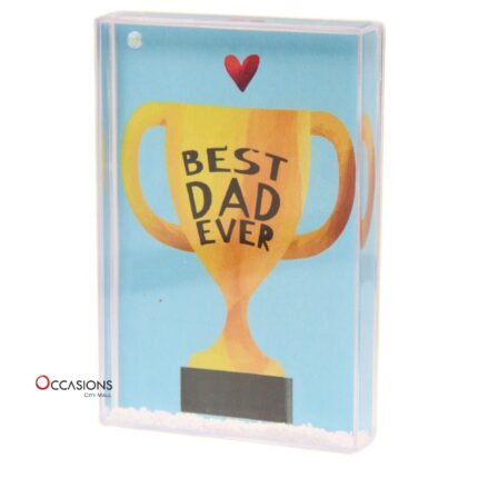 Best Dad Trophy Frame (9.5×6 cm)
