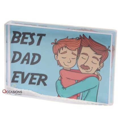Best Daddy Ever Frame (9.5×6 cm)