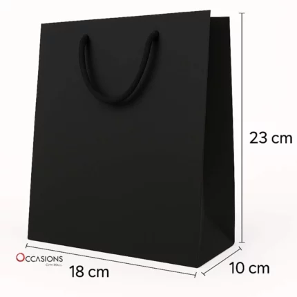 Carton Gift Bag - Black