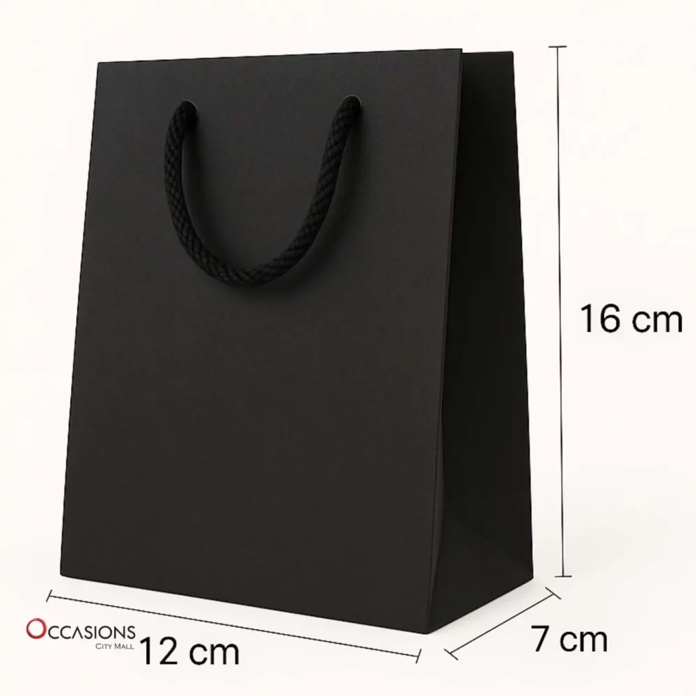 Black Gift Bag