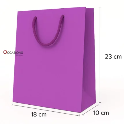 Purple Gift Bag