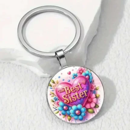 Best Sister Keychain