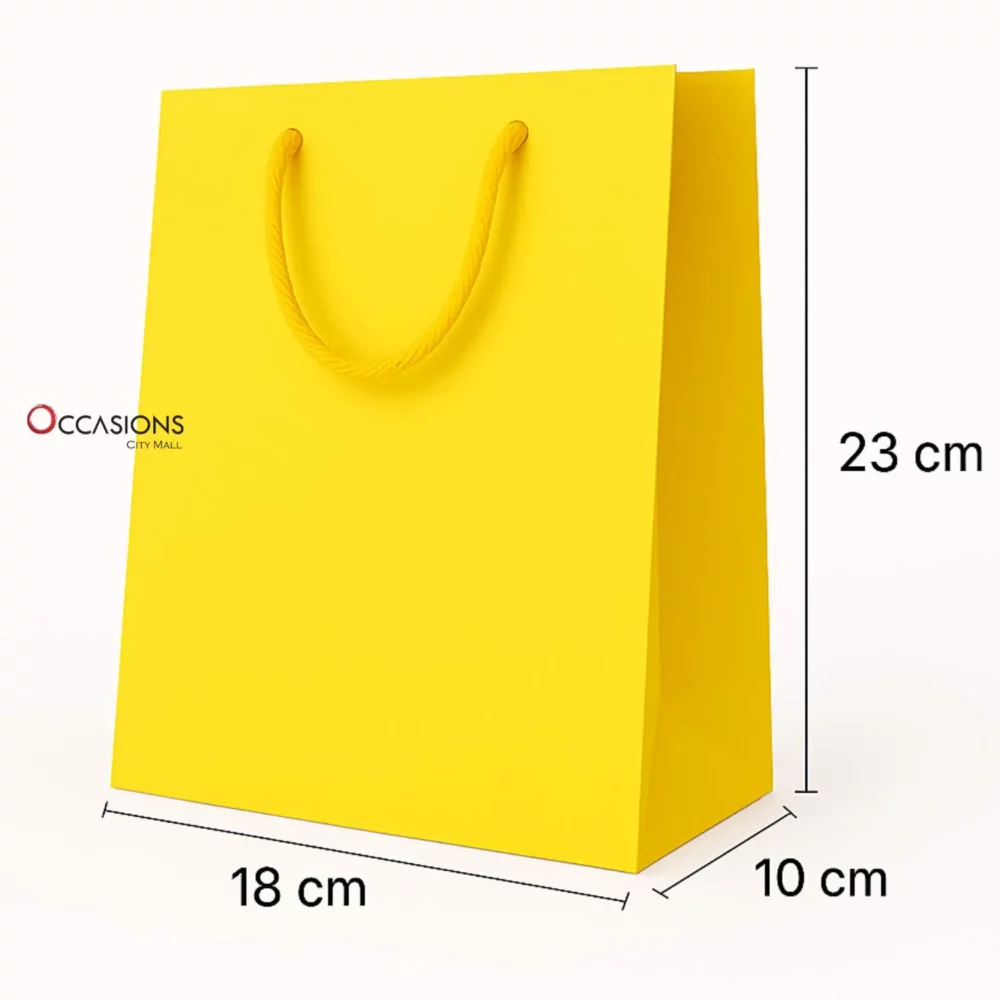 Yellow Gift Bag