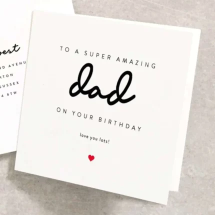 Amazing Dad Birthday Card