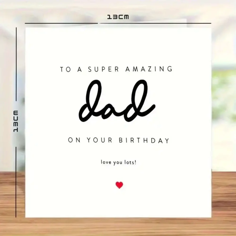 Super Amazing Dad Birthday Card