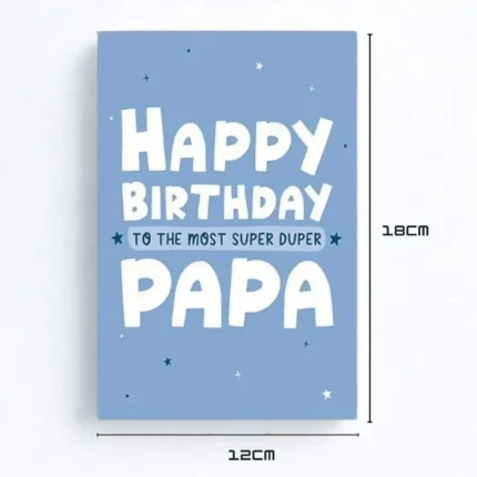 Happy Birthday Papa Card