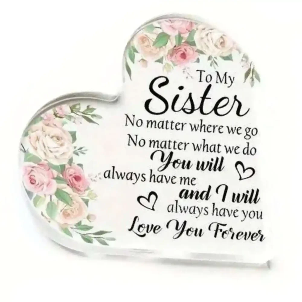 To My Sister Acrylic Frame