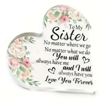 To My Sister Acrylic Frame