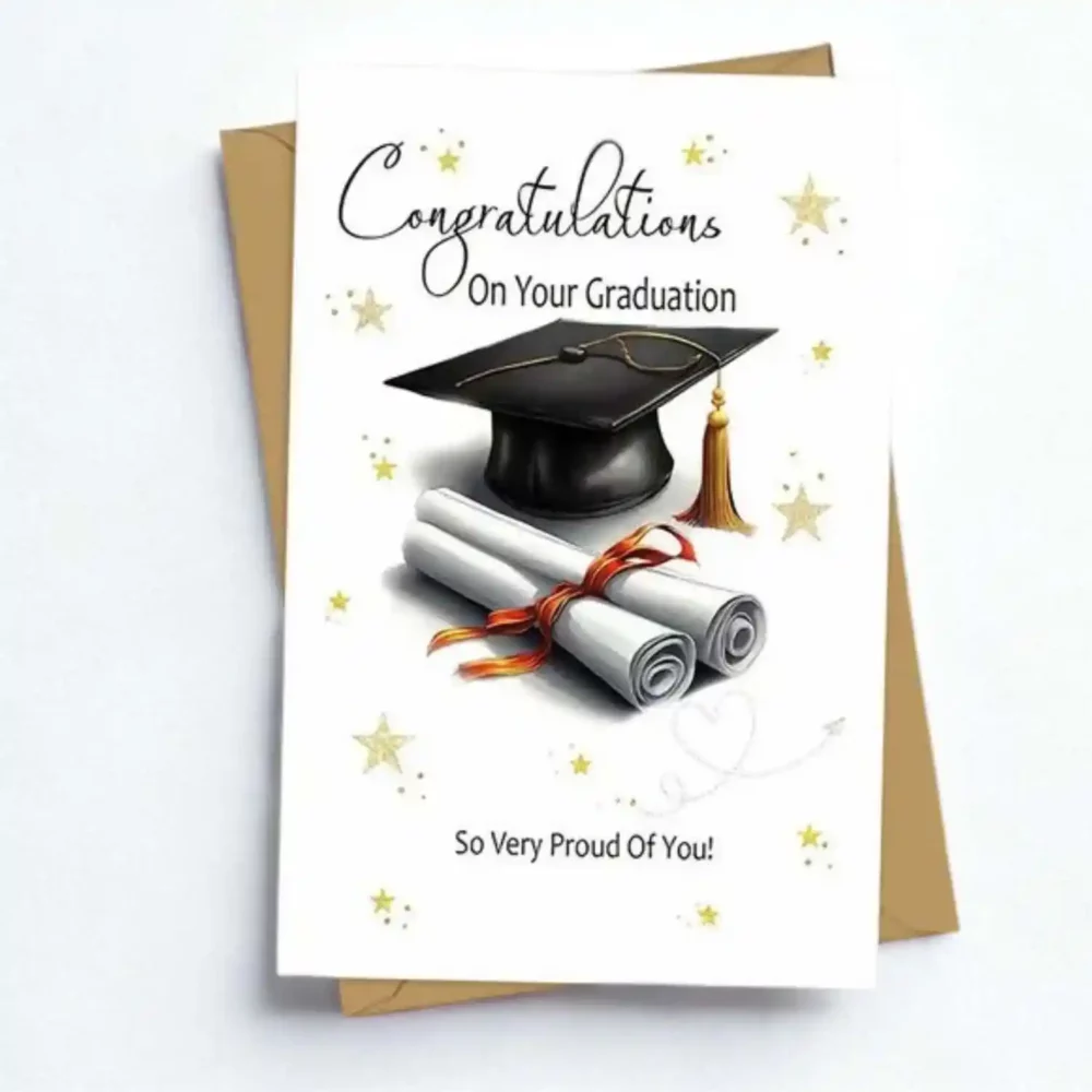 Proud Graduation Wishes Card