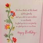 Daughter-in-Law Floral Birthday Card - Hallmark